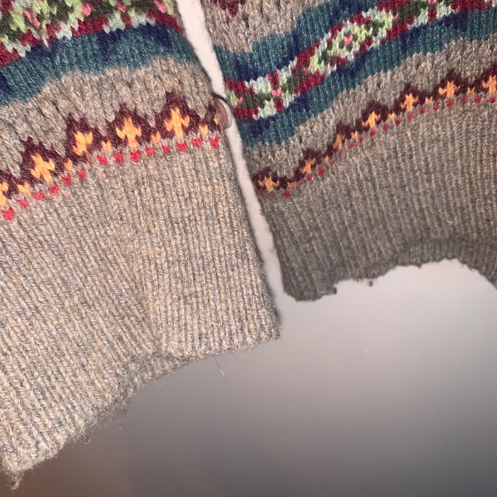 Lauren Ralph Lauren Fair Isle Sweater Wool Blend - Picture 7 of 10